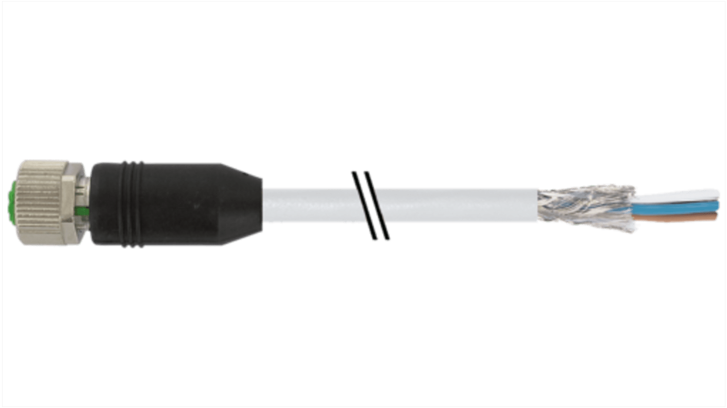 Murrelektronik Limited Straight Female 5 way M12 to Sensor Actuator Cable, 10m