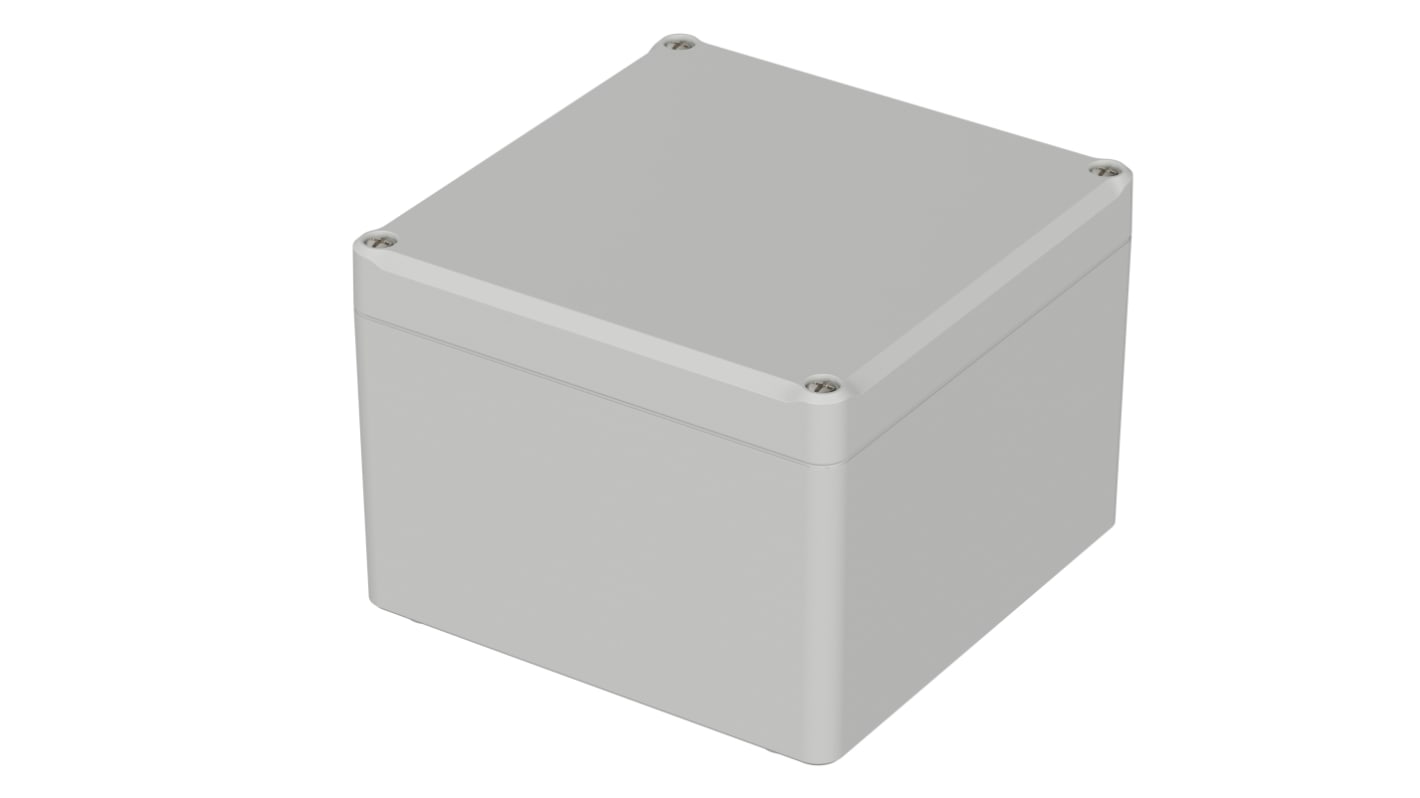 Bopla Euromas II Series Light Grey ABS General Purpose Enclosure, IP65, Light Grey Lid, 122 x 120 x 87mm