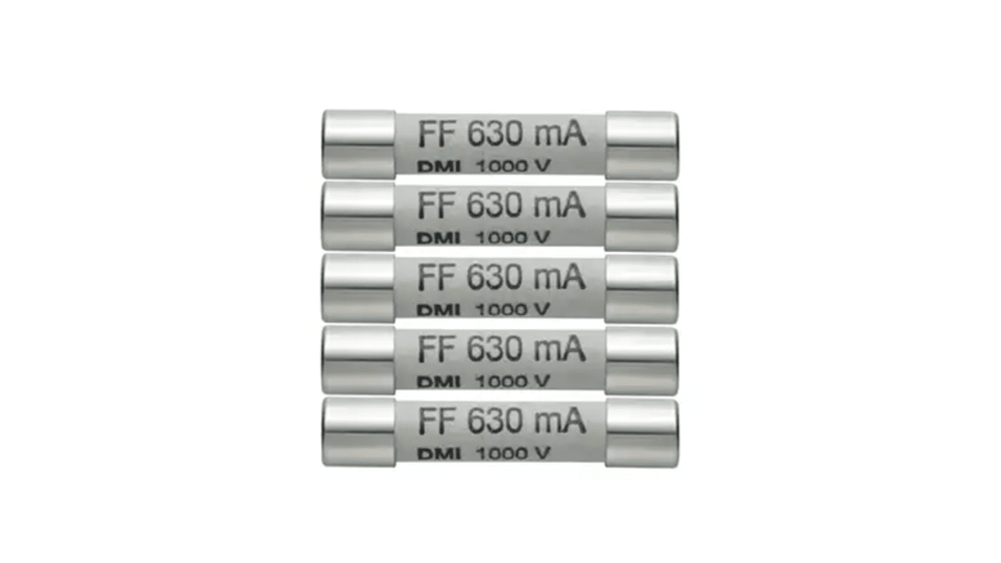 Testo 630mA Cartridge Fuses