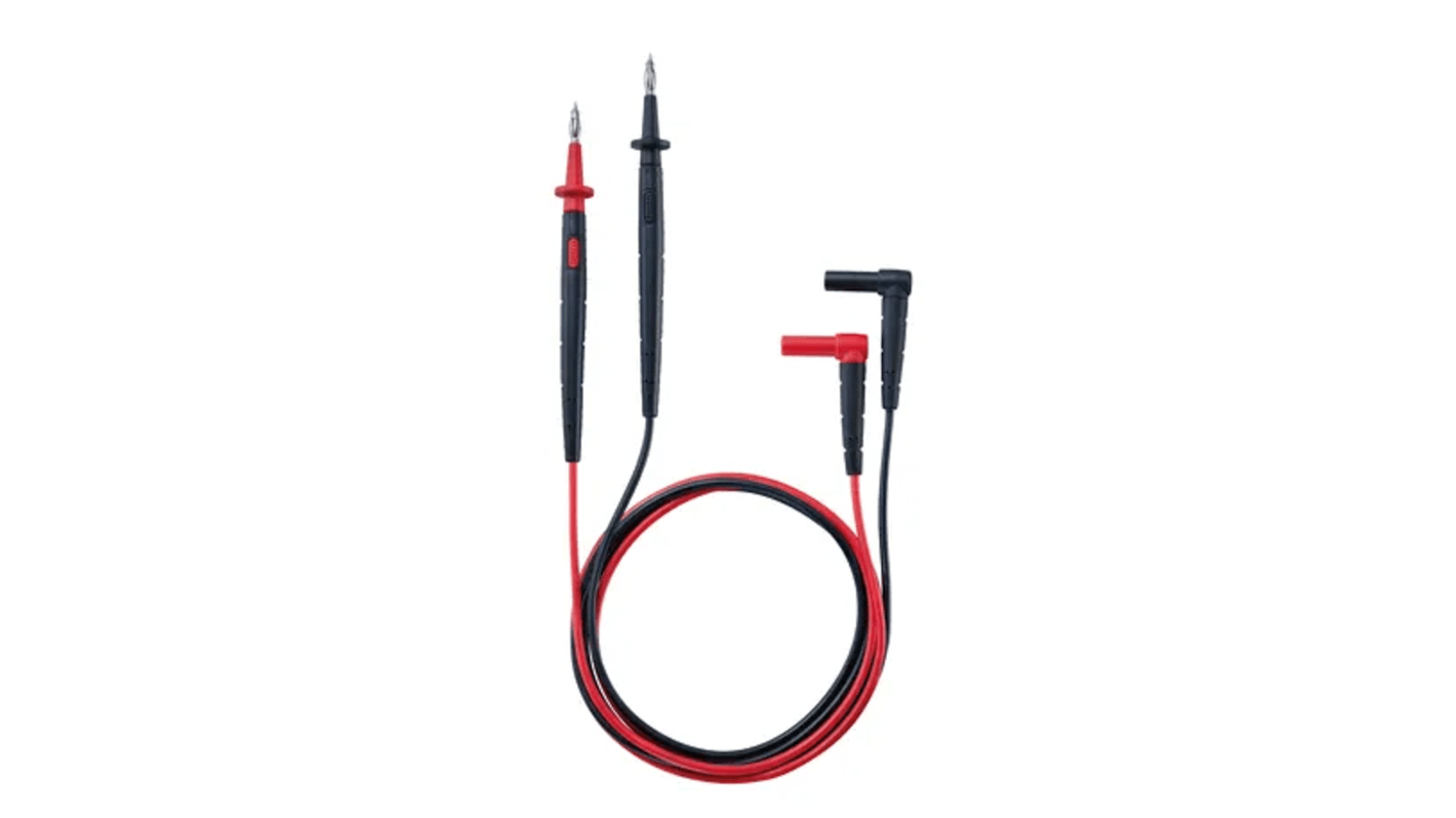 Testo Test Leads, 1kV, Black, Red, 1225mm Lead Length