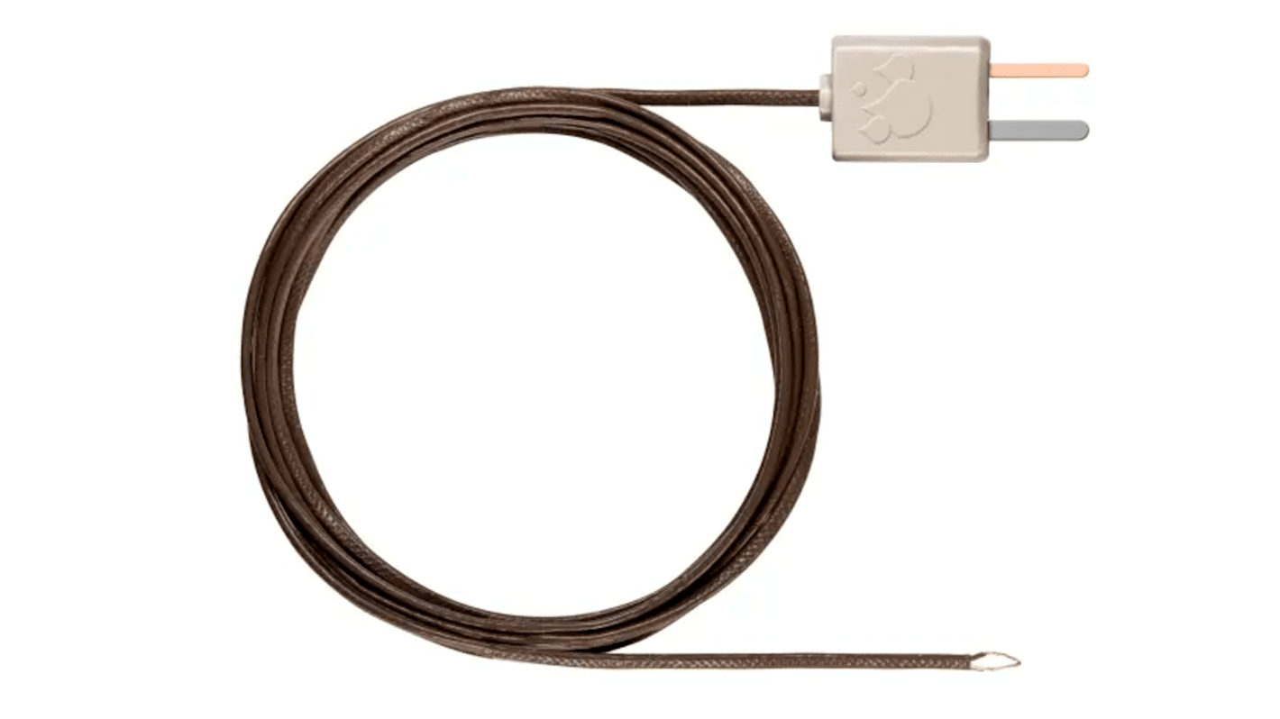 Testo Type T T Temperature Probe, 2000mm Length, 1.5mm Diameter, 250 Max