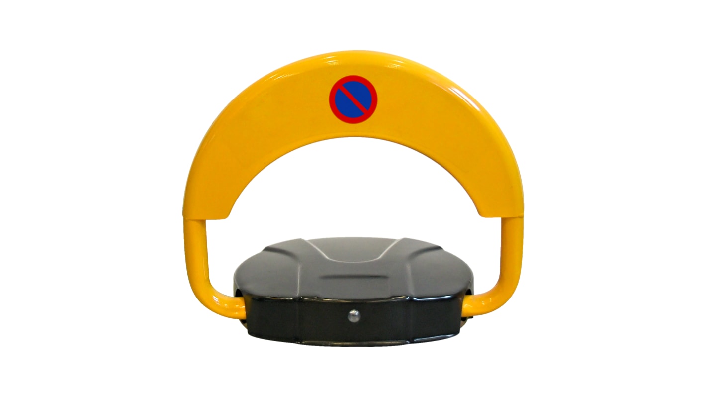 Automatic parking hoop with battery and