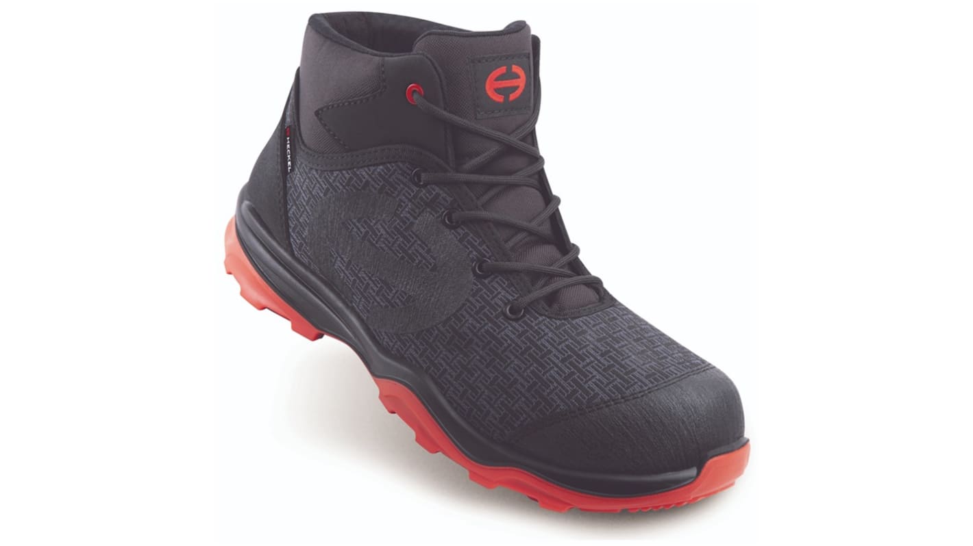 Uvex RUN-R PLANET Unisex Sicherheitsschuhe Schwarz, mit Zehen-Schutzkappe, Größe 41 / UK 7, EN20345 S1PL, ESD-sicher