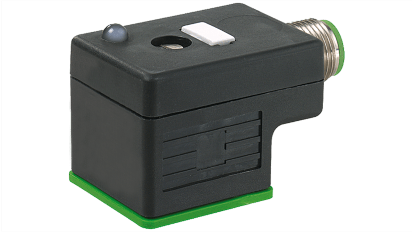 Murrelektronik Limited MSUD 4P, Male DIN 43650 Connector with Indicator Light, 24 V ac/dc Voltage