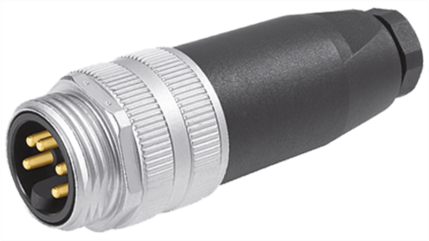 Murrelektronik Industrial Circular Connectors, 5 Contacts, Screw Mount, Plug, Male, IP65, IP67, 7000 Series