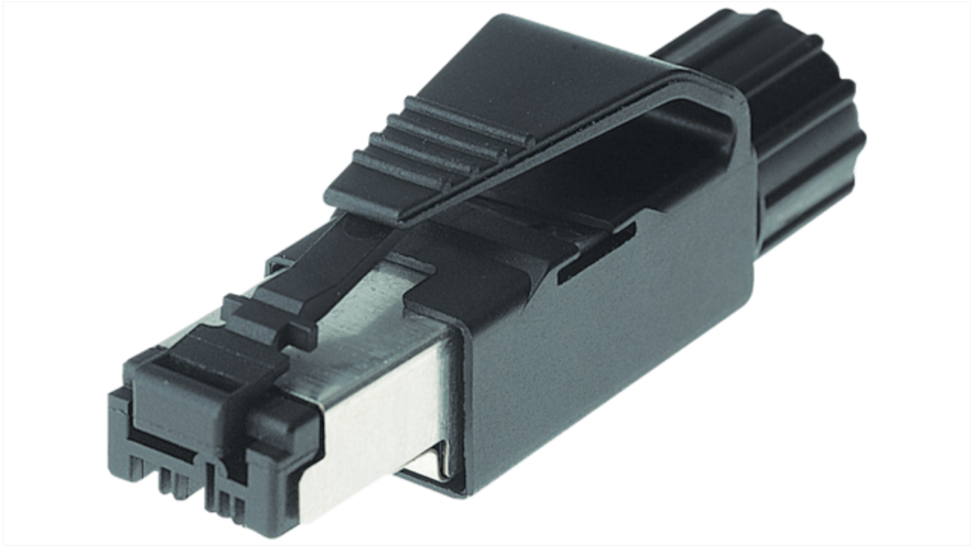 RJ45 male 0° IDC: 4-pol., AWG22-24, 6,5