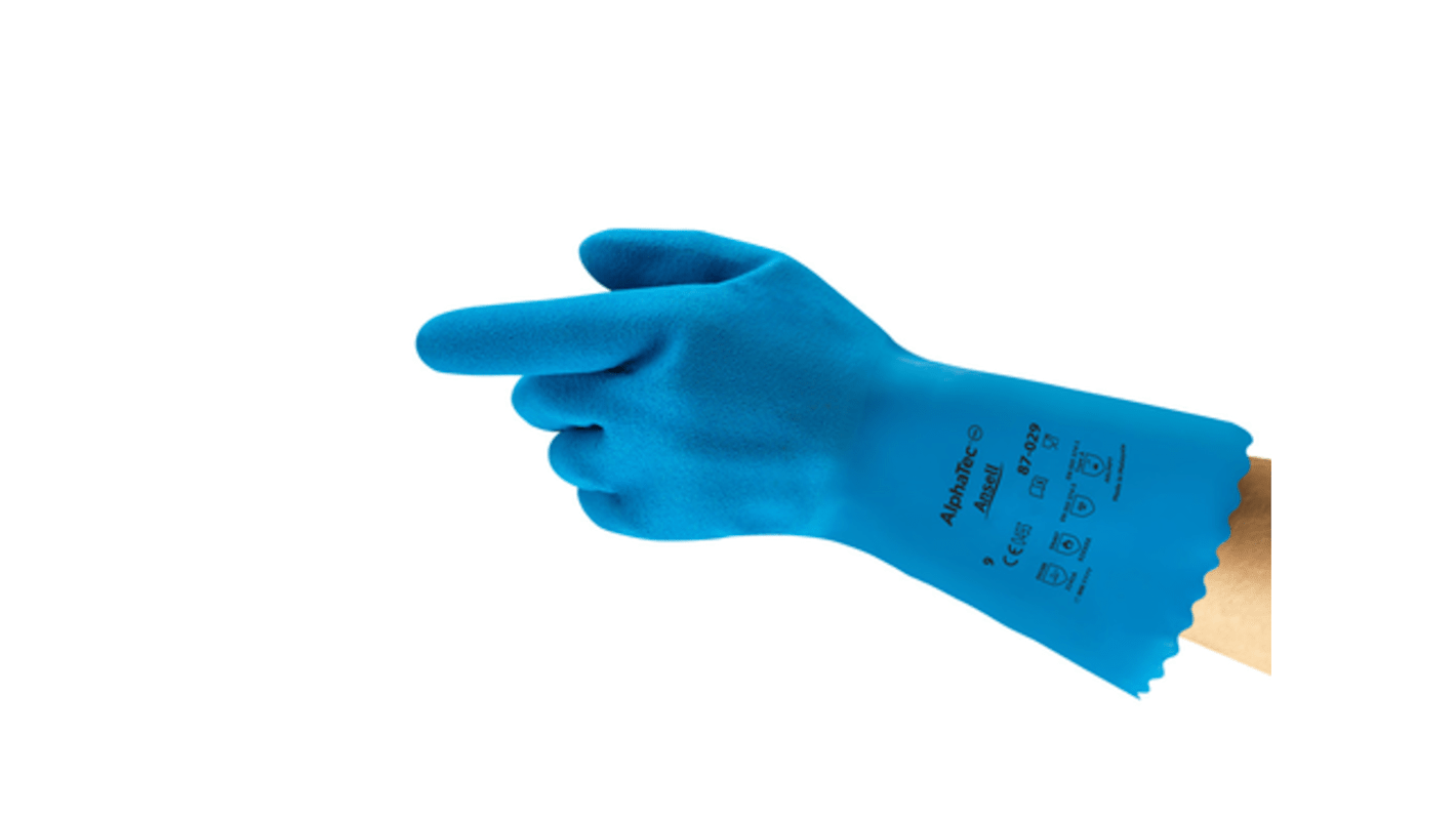 Ansell Arbeitshandschuhe, Größe 11, Extra Grip, Good Dexterity, Nylon Blau