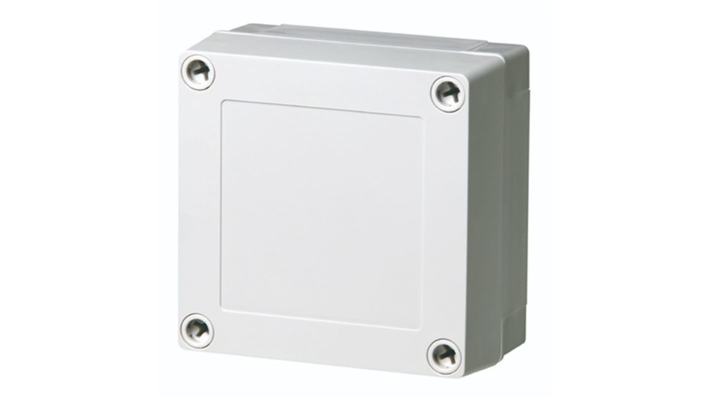 Fibox PC Polycarbonat Universal-Gehäuse Grau Außenmaß 100 x 100 x 35mm IP66, IP67
