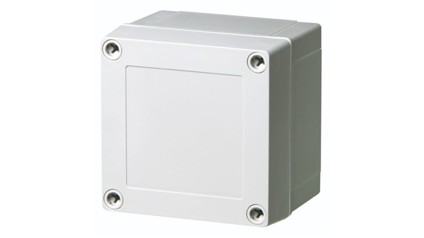 Caja de uso general Fibox de Policarbonato Gris, 100 x 100 x 75mm, IP67