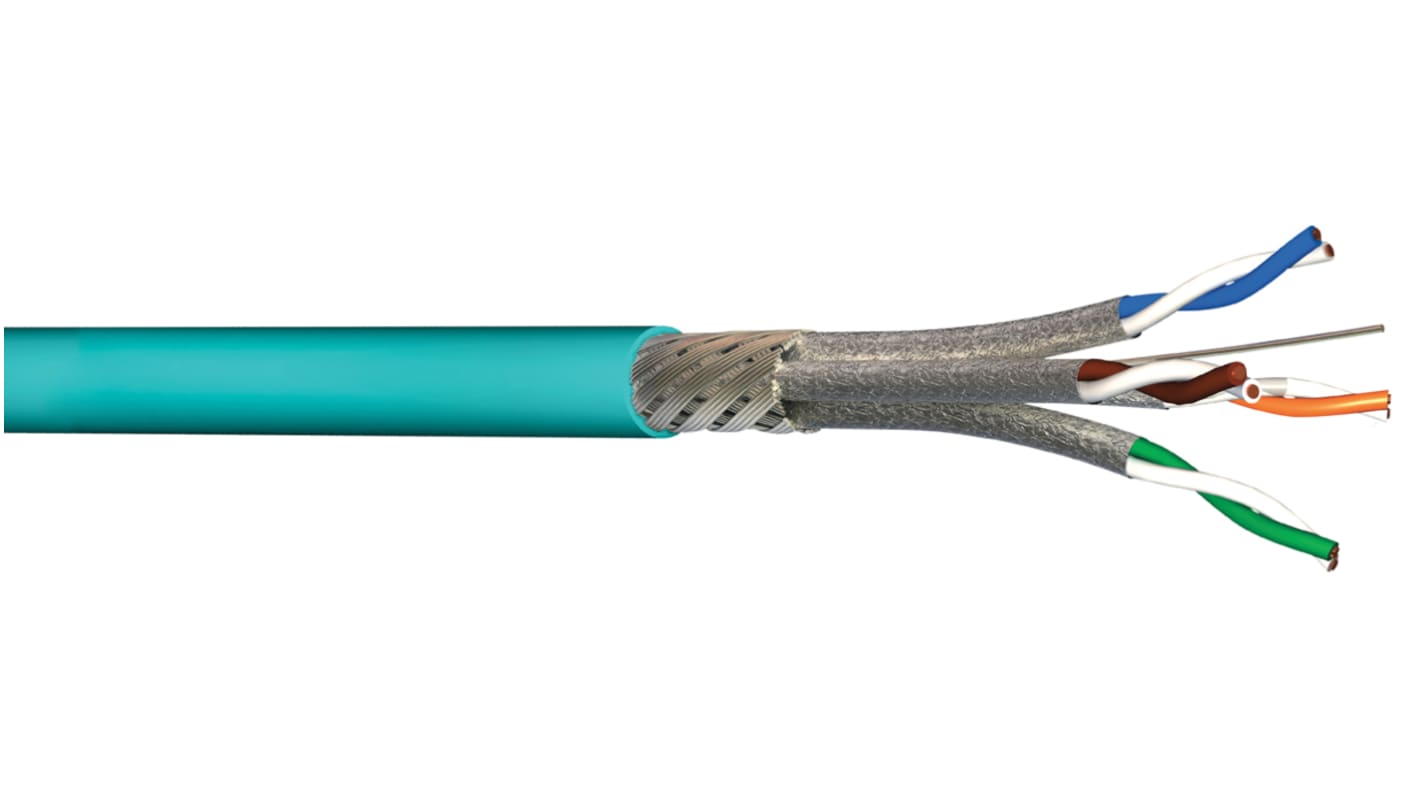 S2Ceb-Groupe Cae SF20004 Ethernet-kabel Cat8, Grøn