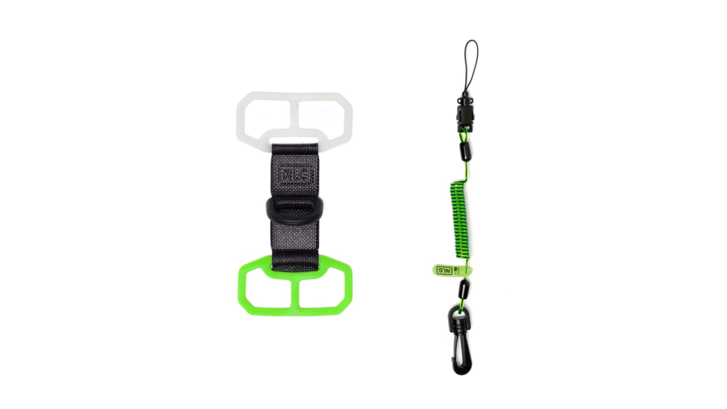 Never Let Go Phone Accessory, Hands Free Kit, Green/White