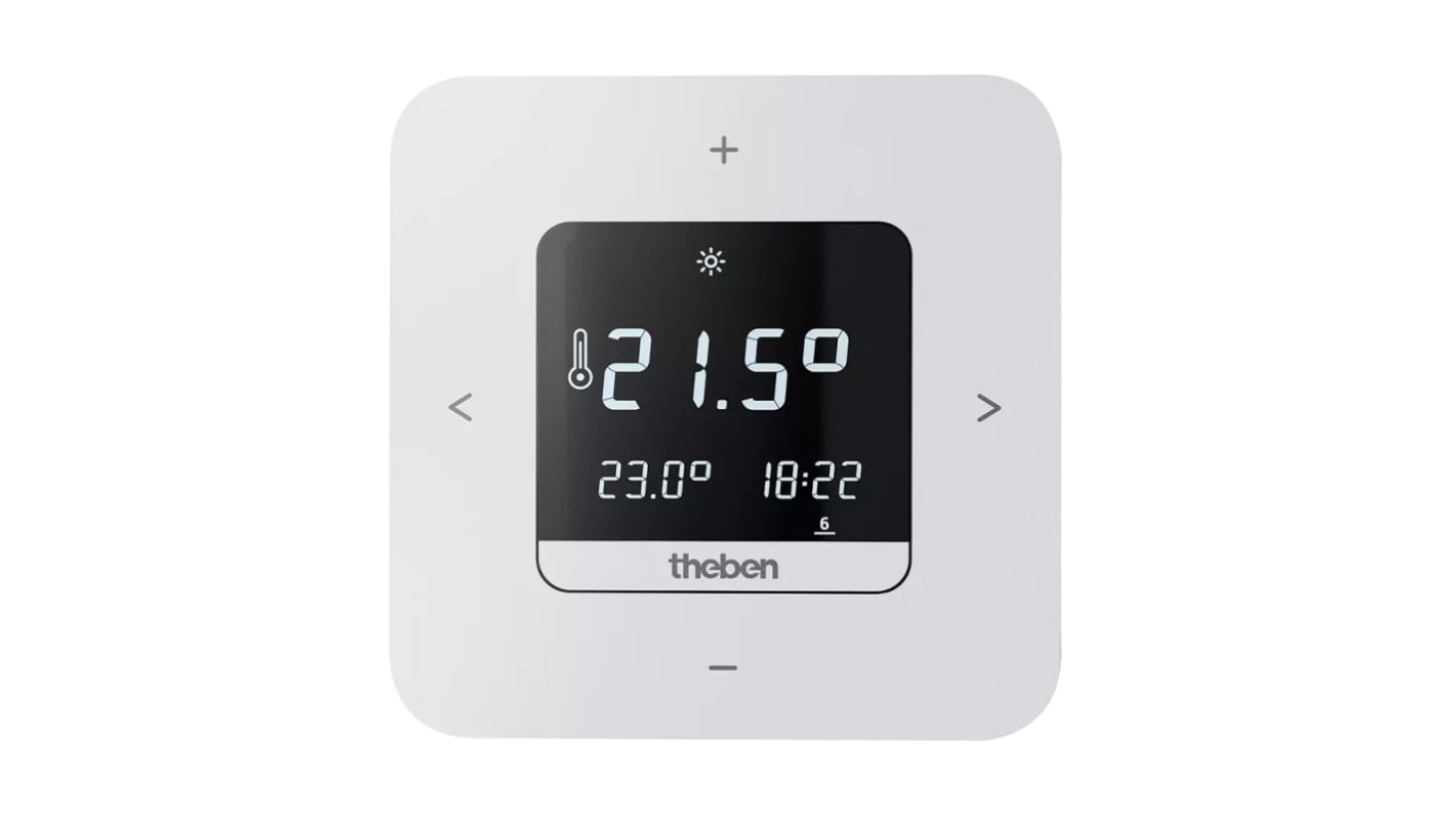 Theben RAMSES 812 Thermostat Schließer mit Digital Display 230 V AC