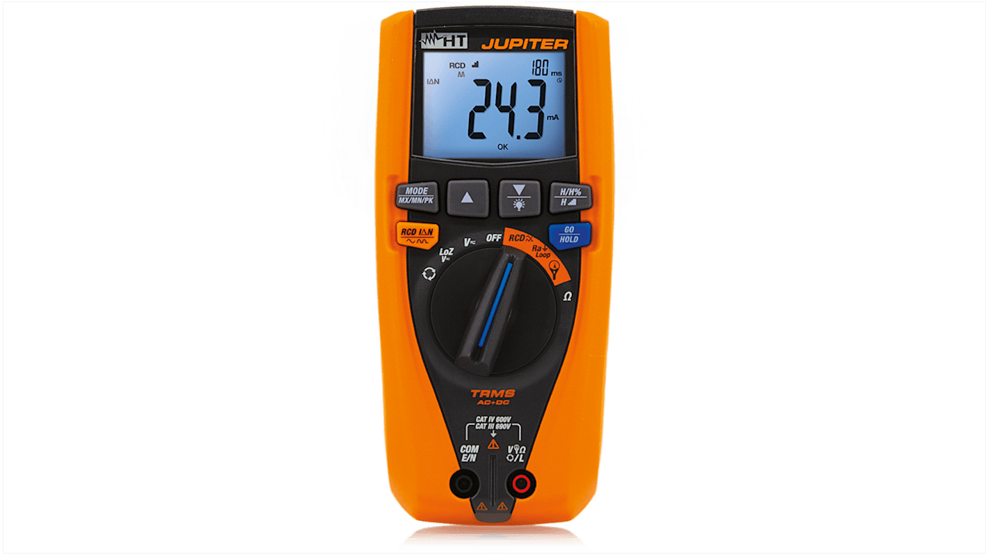 Multimetro Portatile HT Italia JUPITER, 690V ca, True RMS, Cert. ISO