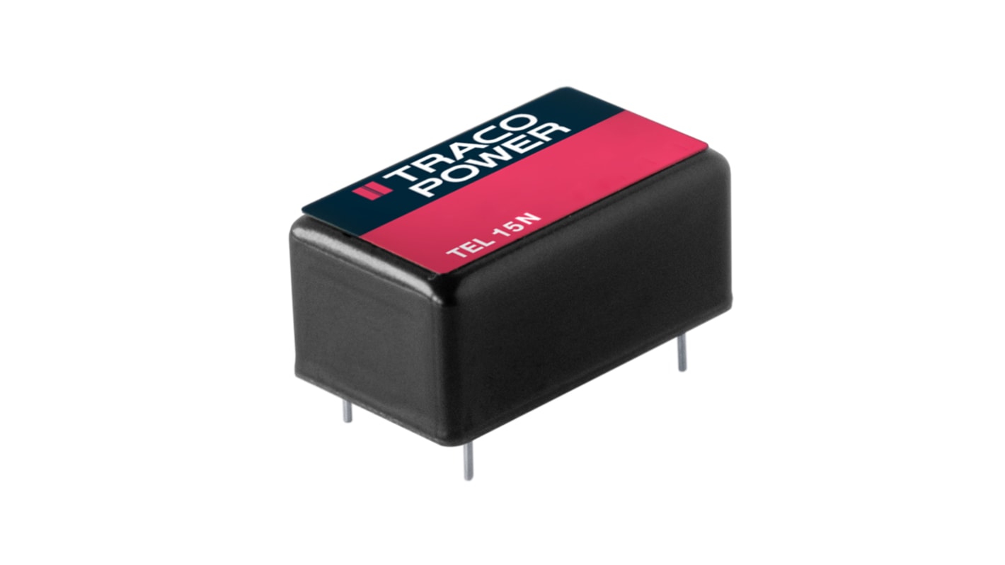 TRACOPOWER TEL 15-1213N, Dual-Channel, DC-DC DC-DC Converter, 1A 5-Pin, DIP