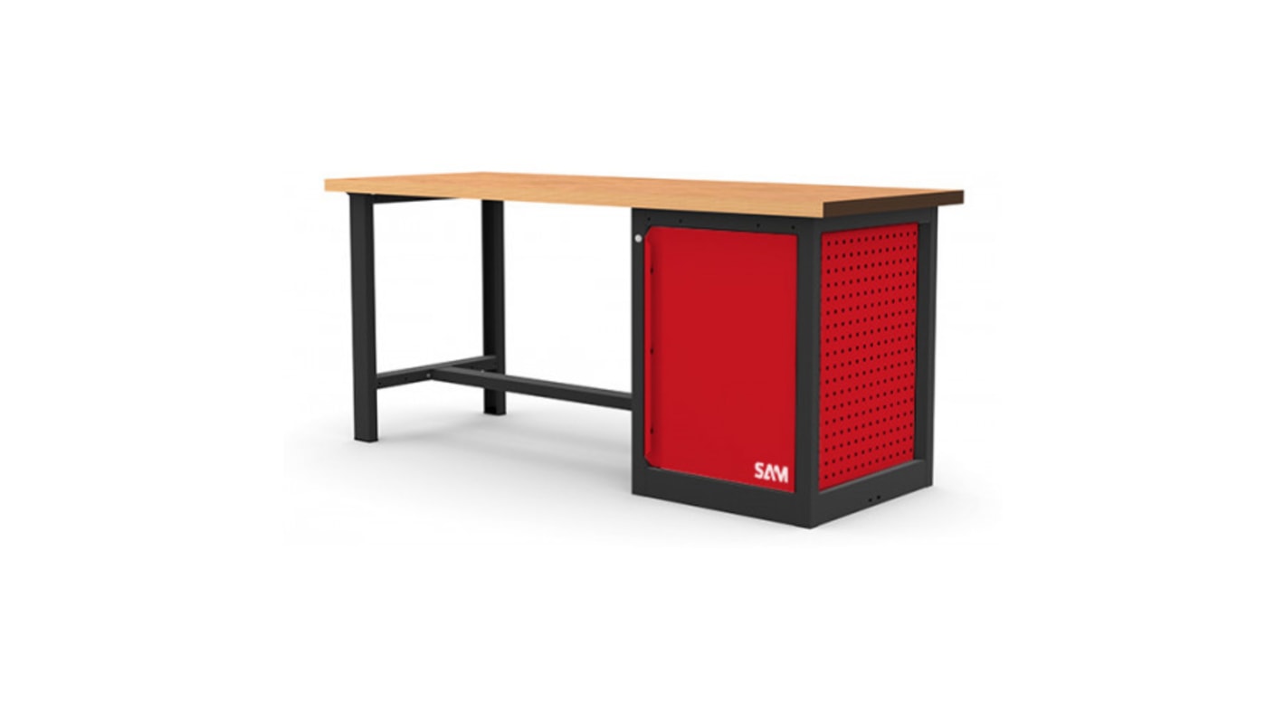 Banco da lavoro SAM, 880mm x 750mm x 2000mm