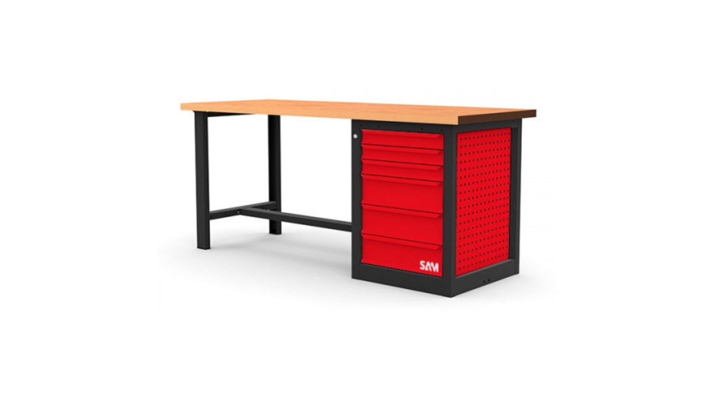 SAM ETAB-200M6 Metal Workbench, 750mm x 880mm x 2000mm