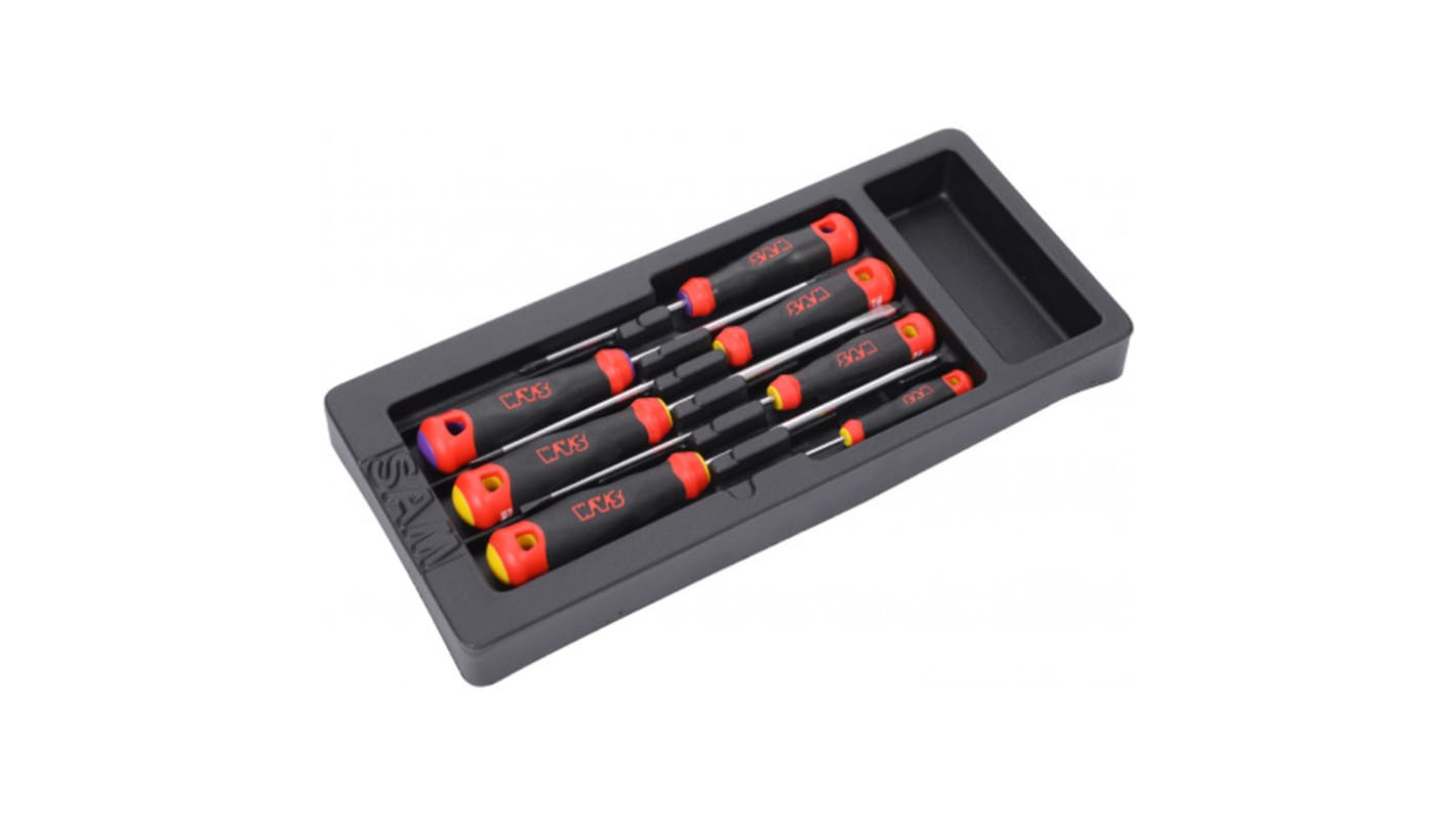 SAM Pozidriv, Slotted Standard Screwdriver Set