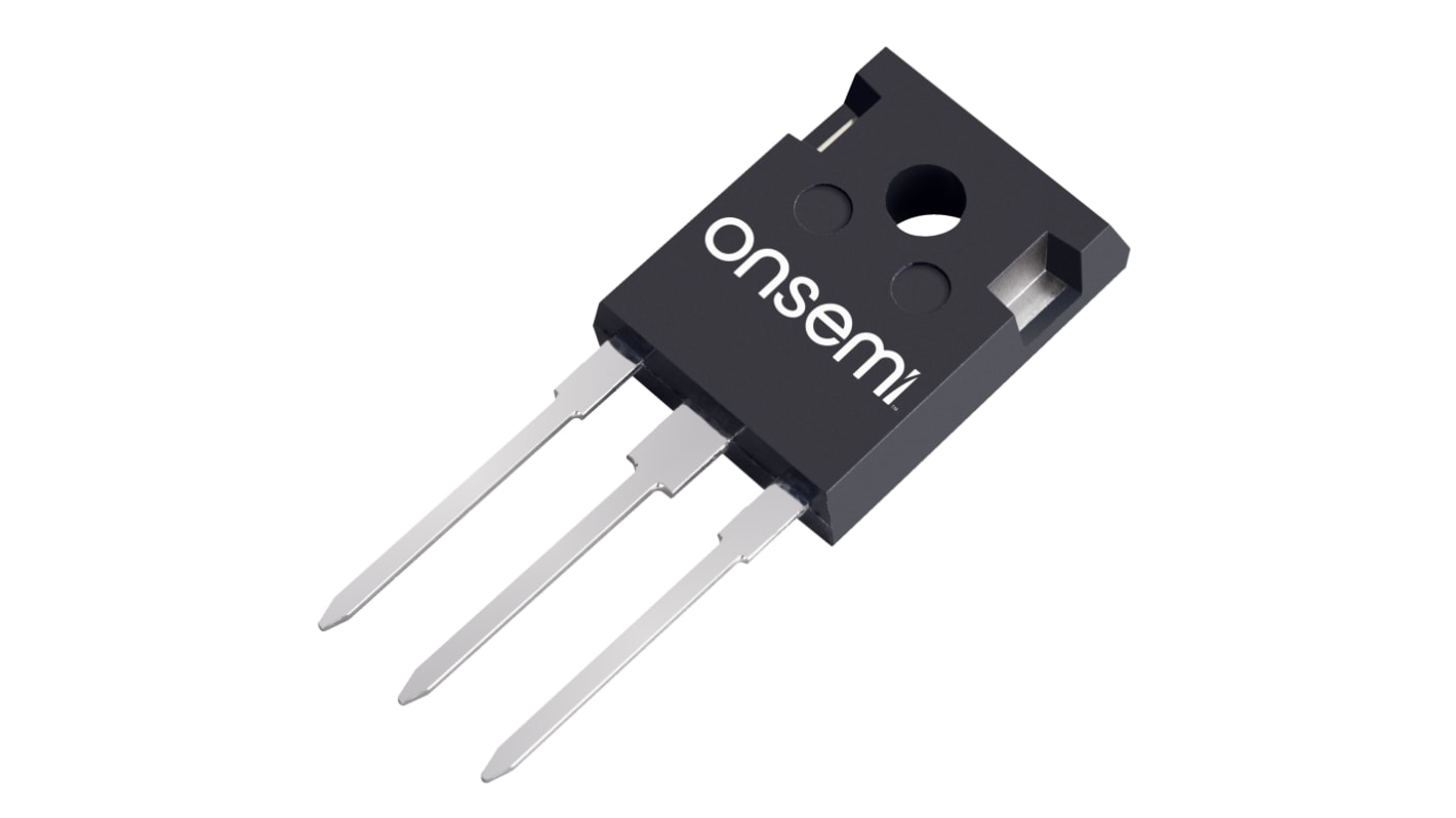 onsemi Nチャンネル MOSFET1200 V 89 A スルーホール パッケージTO247-4L 4 ピン