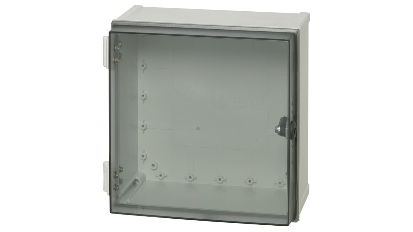 Fibox CAB Series Polycarbonate Wall Box, IP65, Viewing Window, 300 mm x 300 mm x 180mm
