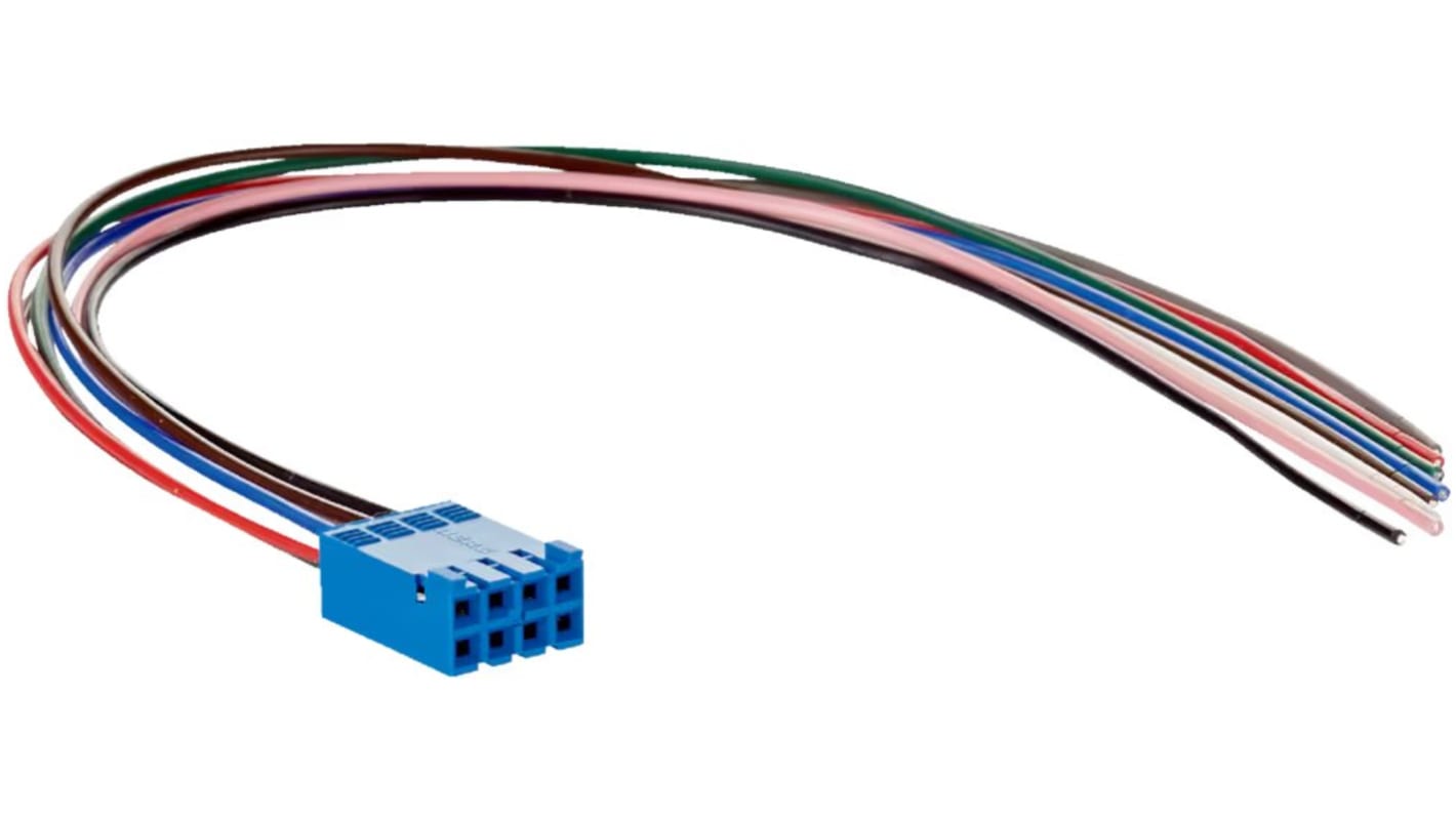 Sick DOL Series Cable & Connector, 200mm Cable Length for Use with Sensors