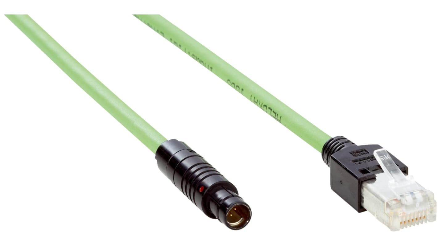 Sick YM2Z14 M12, 3-polig Kabel und Stecker Stecker, RJ45-Stecker, Rundsteckverbinder für Sensoren 2m