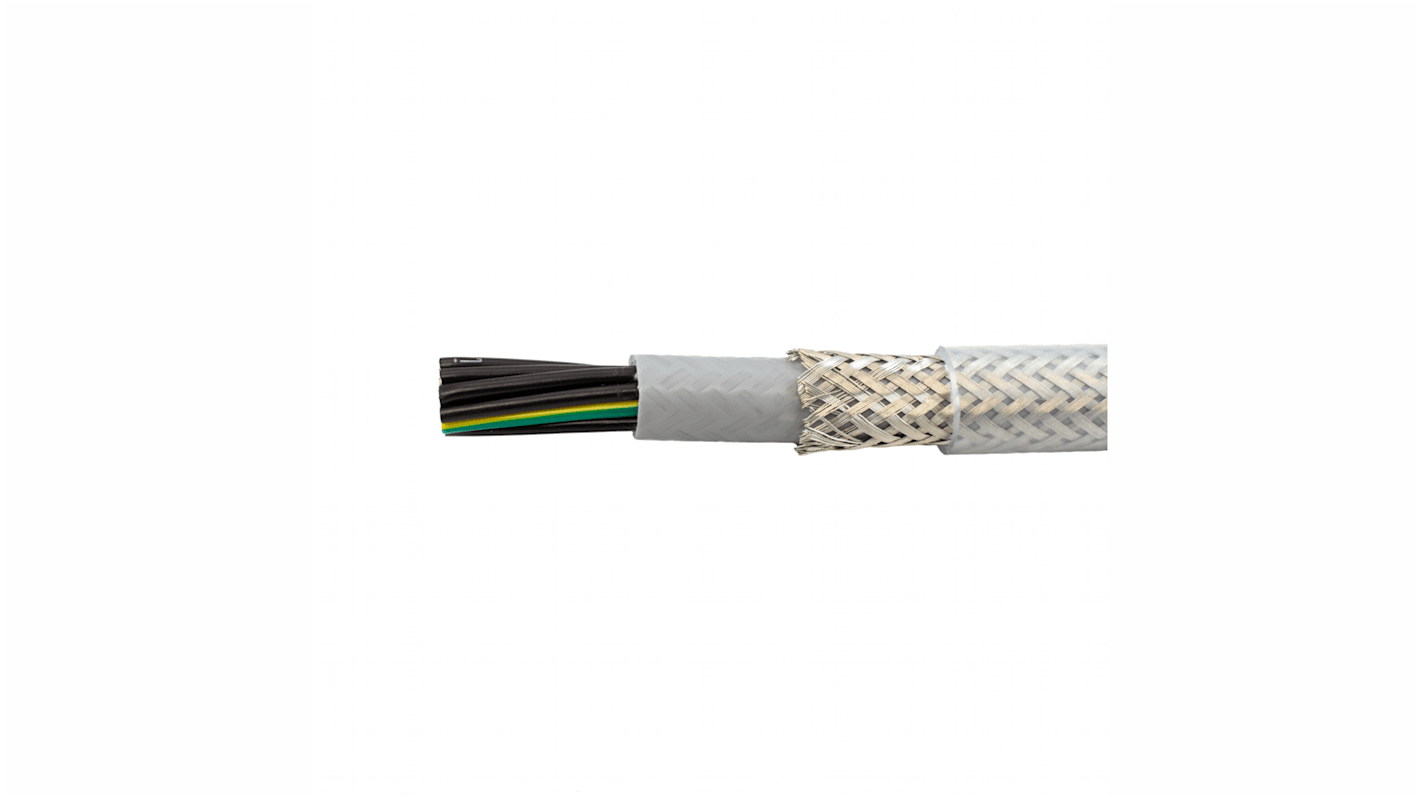 470021CY CL432 Alpha Wire 470021CY Control Cable, 2 Cores, 1 mm²