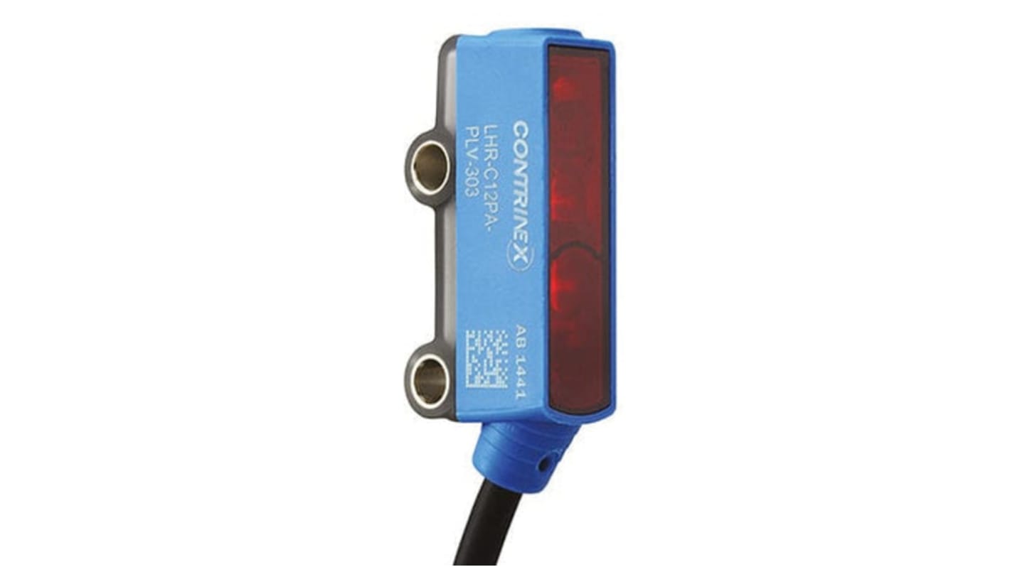 Contrinex from Molex Background Suppression Photoelectric Sensor, Block Sensor, 2 → 120 mm Detection Range