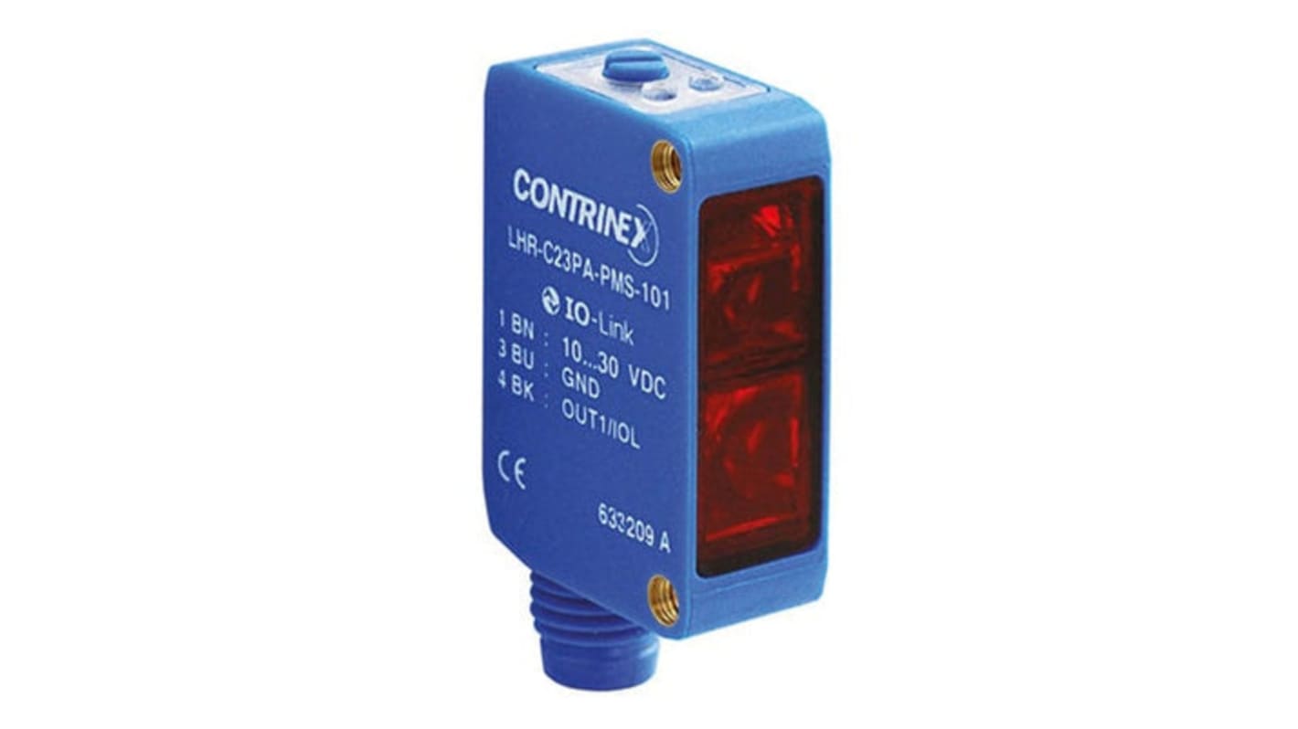 Contrinex from Molex Background Suppression Photoelectric Sensor, Block Sensor, 10 → 300 mm Detection Range