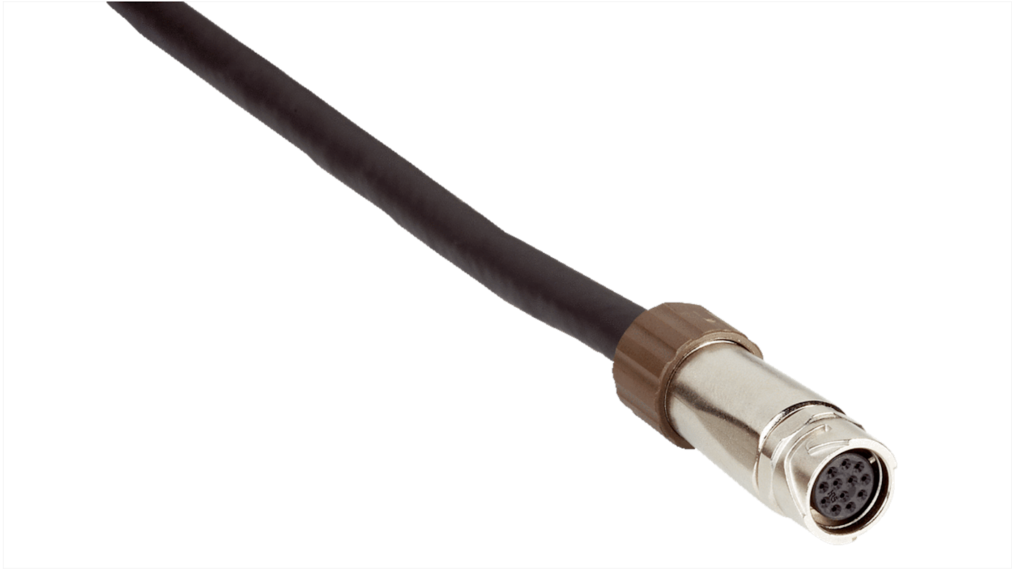 Sick Straight Female 12 way M12 to 12 way Connector & Cable, 20m