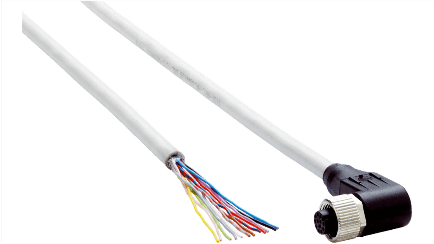 Conector y cable Sick, con. A M12 Hembra, 12 polos, 12 polos, long. 5m, IP67