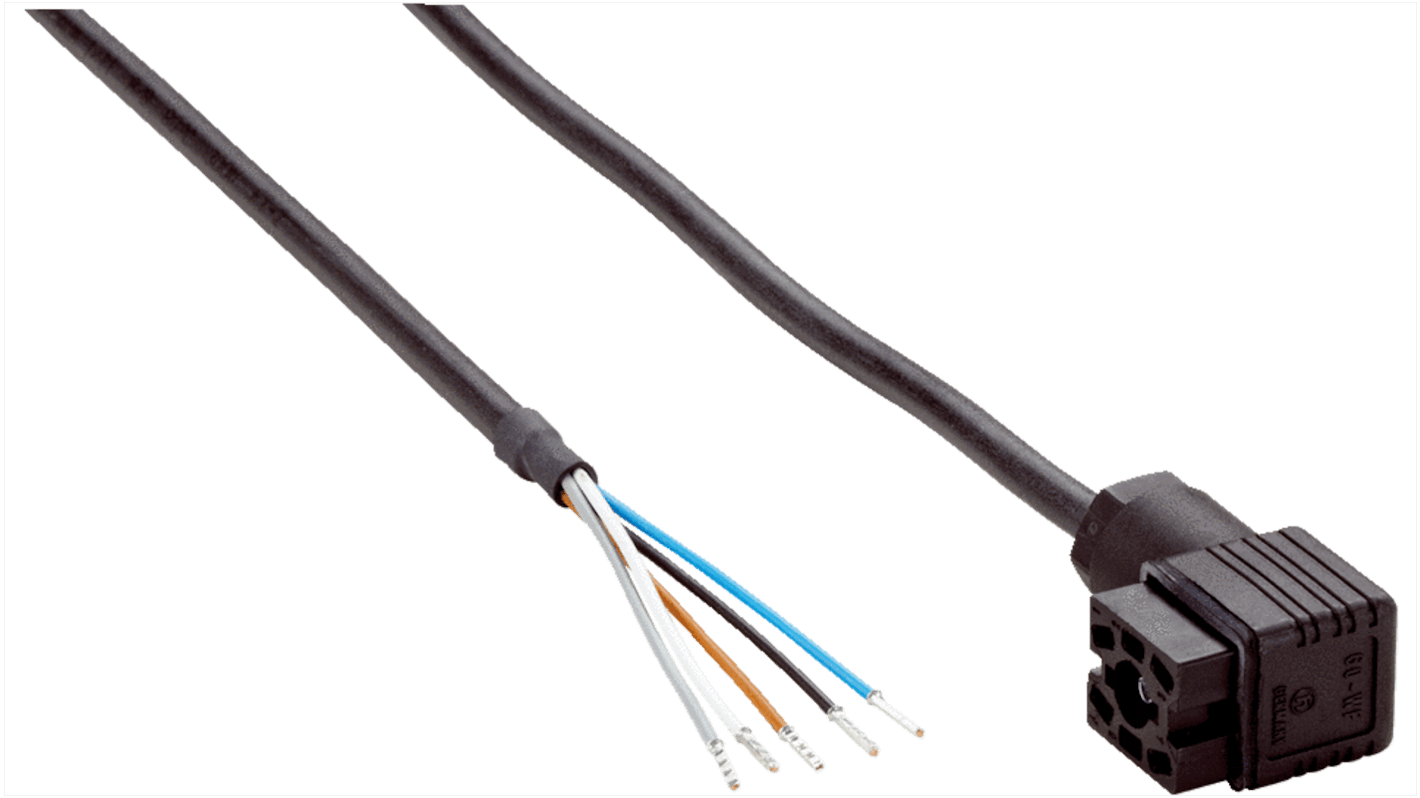 Conector y cable Sick, con. A Conector hembra de 6 contactos Hembra, 6 polos, 6 polos, long. 3m, IP65