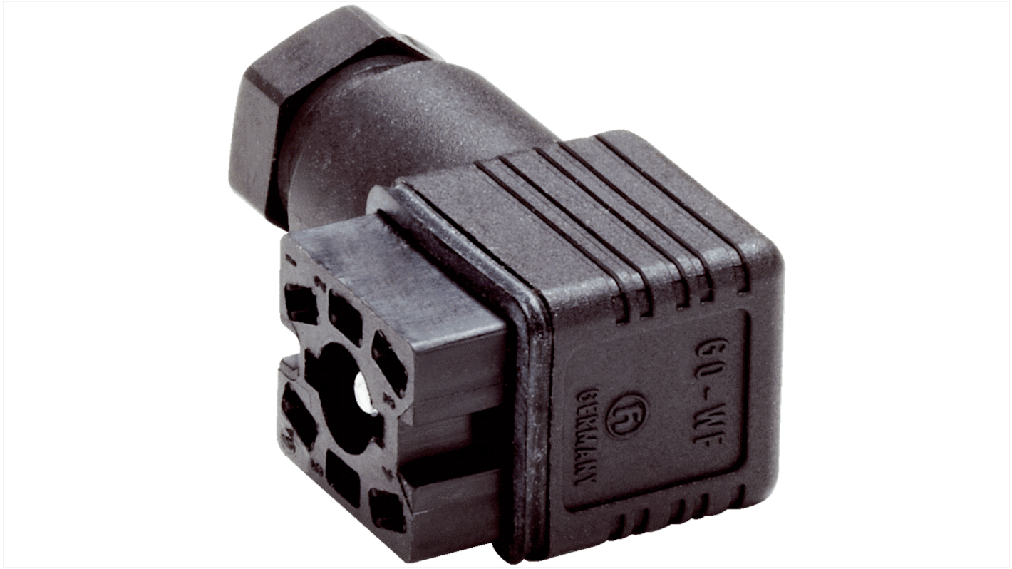 Conector de potencia compacto Hembra Sick DOS, Montaje de Cable, 250 V, 6A