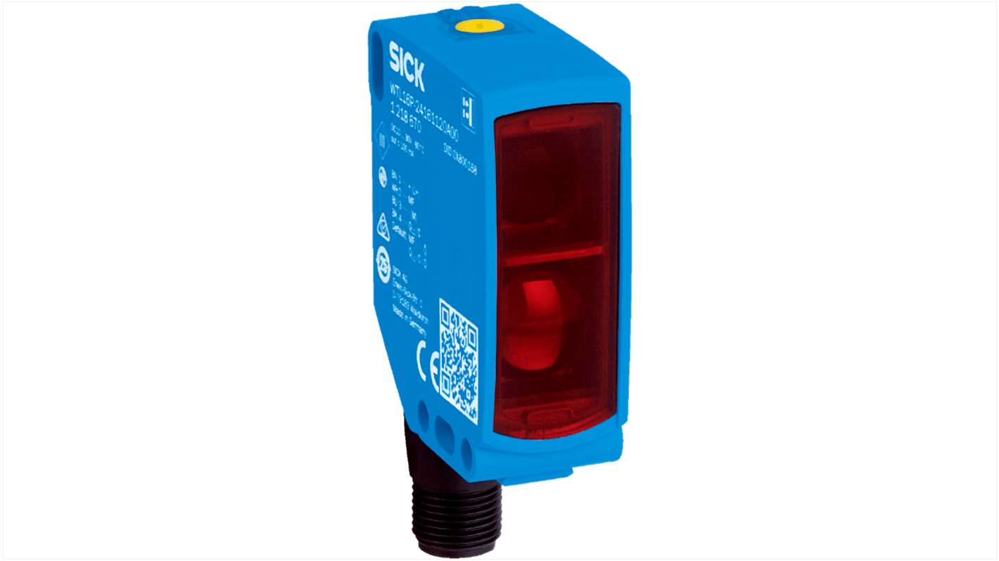 Sick IO-LINK Photoelectric Sensor, Rectangular Sensor, 600 mm Detection Range IO-LINK