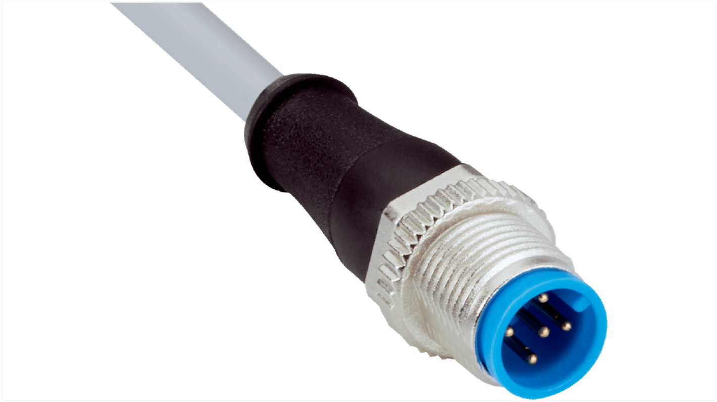 Sick Straight Male 5 way M12 to Connector & Cable, 20m