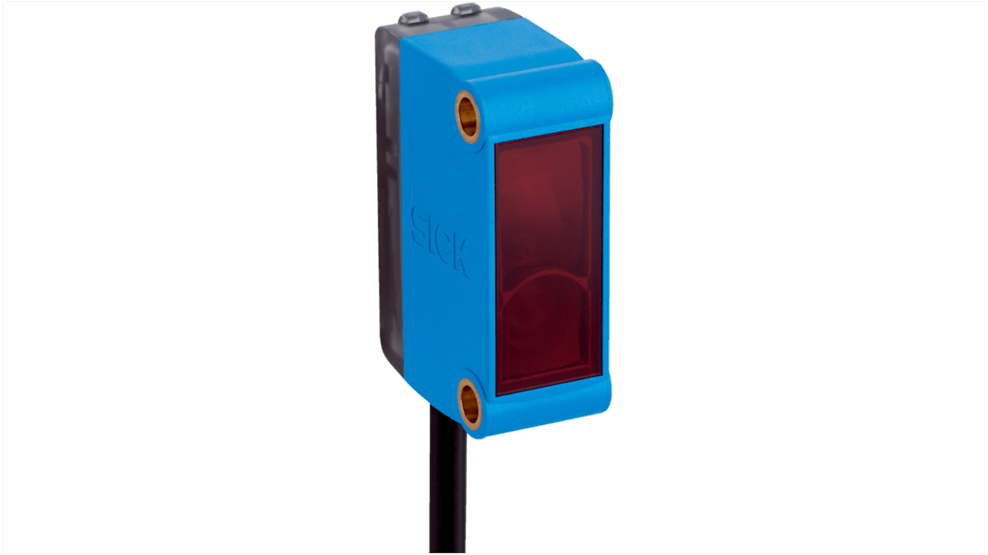 Sick Retroreflective Photoelectric Sensor, Rectangular Sensor, 6 m Detection Range