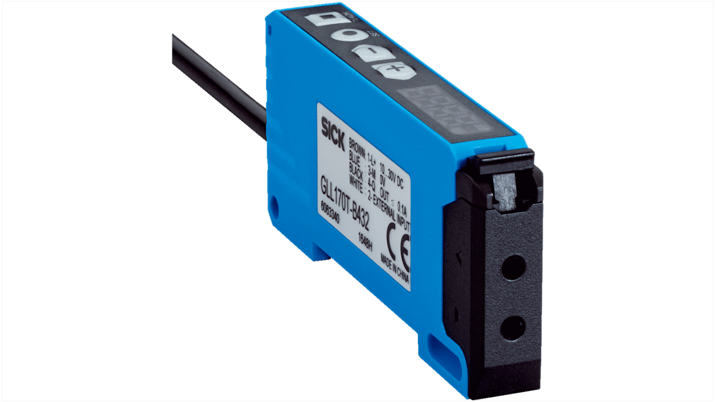 Sensore per fibre ottiche Sick, PNP - NPN, 10 → 30 V CC, IP66