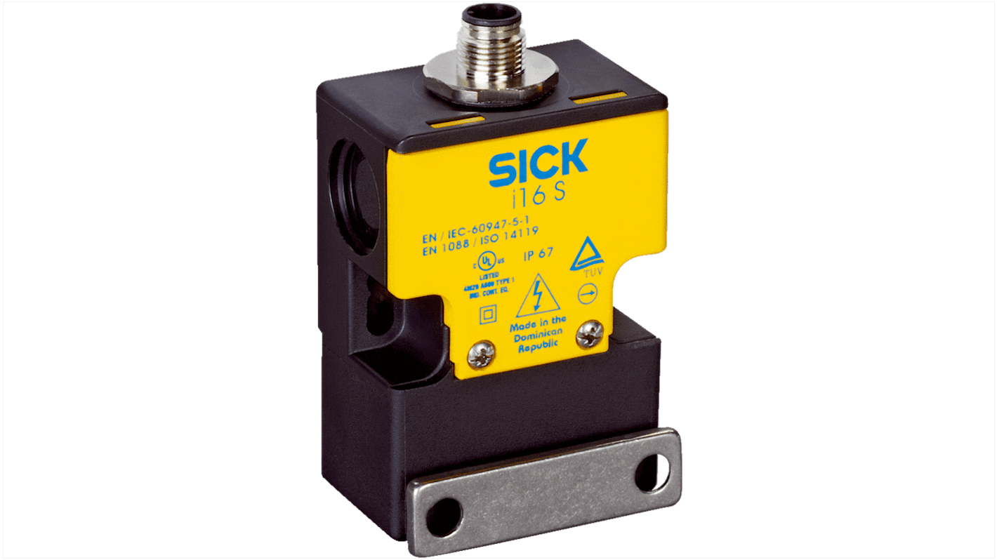 Sick i16 Safety Switch, 2NC, Glass-Fiber Reinforced Polybutylene Terephthalate (PBT)