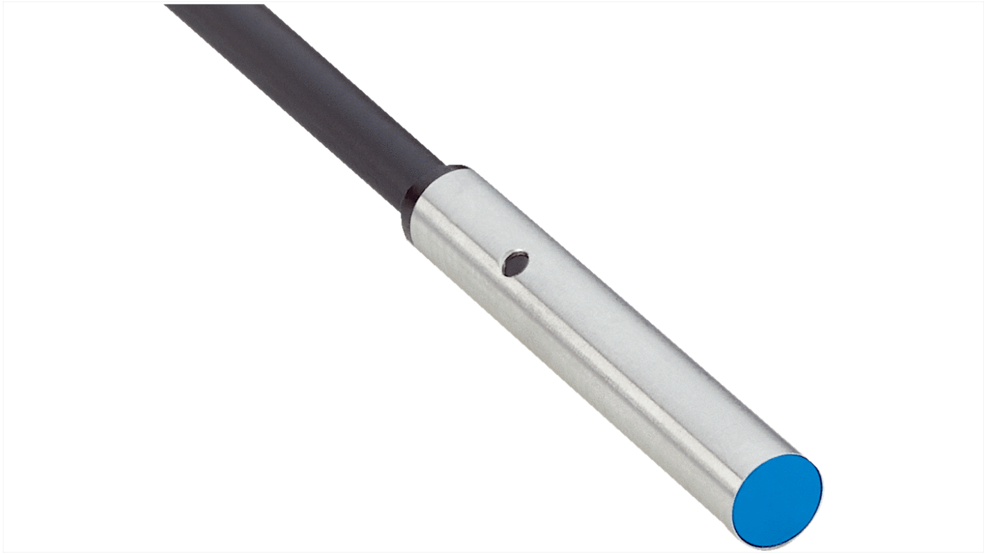 Sick IHM04 Series Inductive Barrel-Style Inductive Proximity Sensor, 0.8 mm Detection, PNP Output, 10 → 30 V dc,