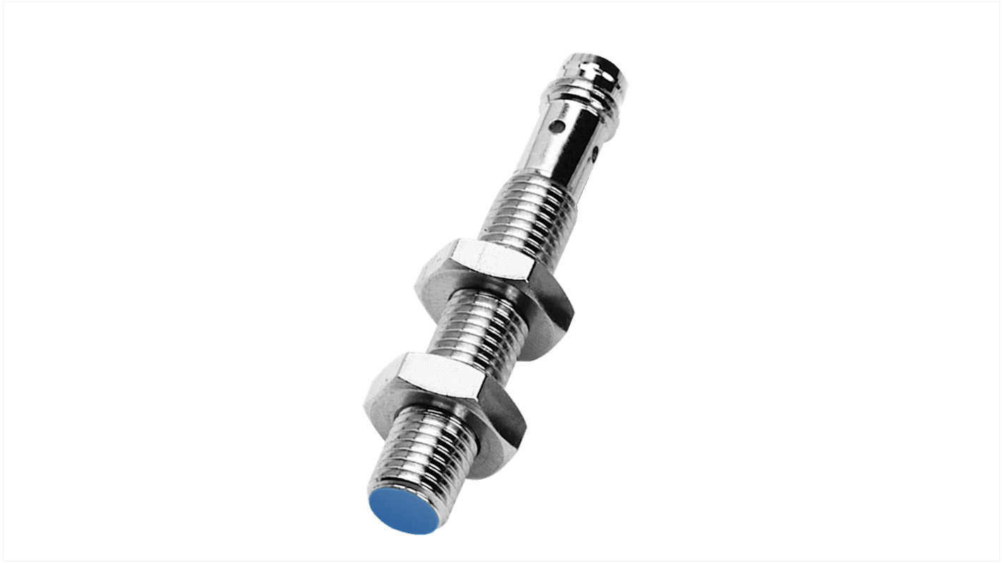 Sick IM08 Series Inductive Barrel-Style Inductive Proximity Sensor, M8 x 1, 1.5 mm Detection, PNP Output, 10 →