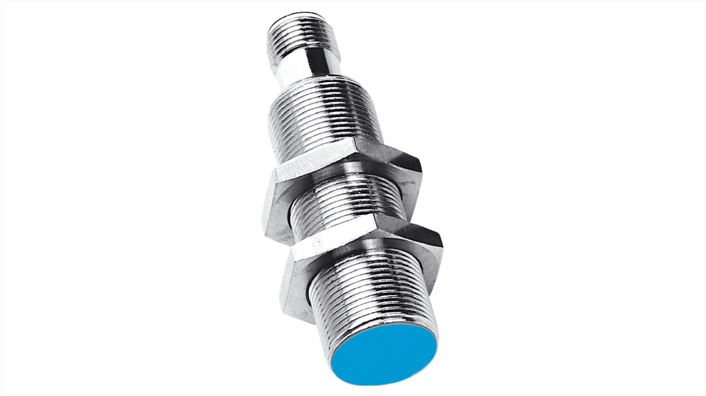 Sick IM18 Series Inductive Barrel-Style Inductive Proximity Sensor, M18 x 1, 5 mm Detection, PNP Output, 10 → 30