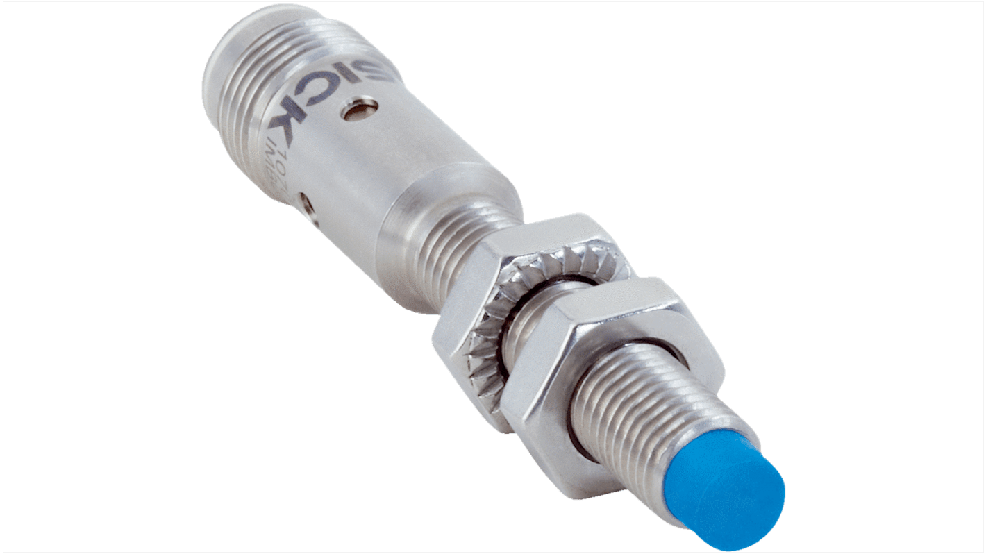 Sick IMB08 Series Inductive Barrel-Style Inductive Proximity Sensor, M8 x 1, 4 mm Detection, NPN Output, 10 → 30