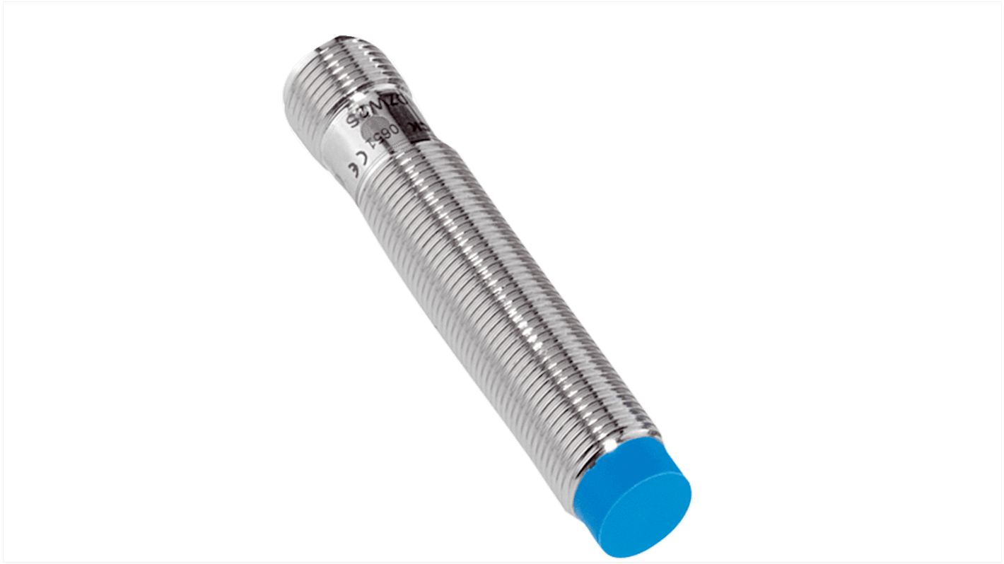 Sick IME12 Series Inductive Barrel-Style Inductive Proximity Sensor, M12 x 1, 4 mm Detection, NPN Output, 10 →