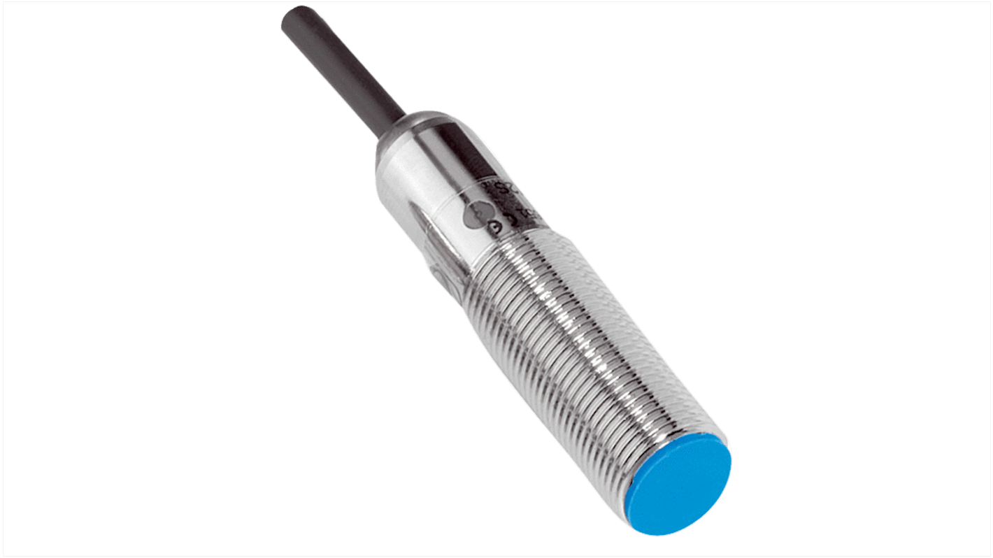 Sick IME12 Series Inductive Barrel-Style Inductive Proximity Sensor, M12 x 1, 6 mm Detection, NPN Output, 10 →