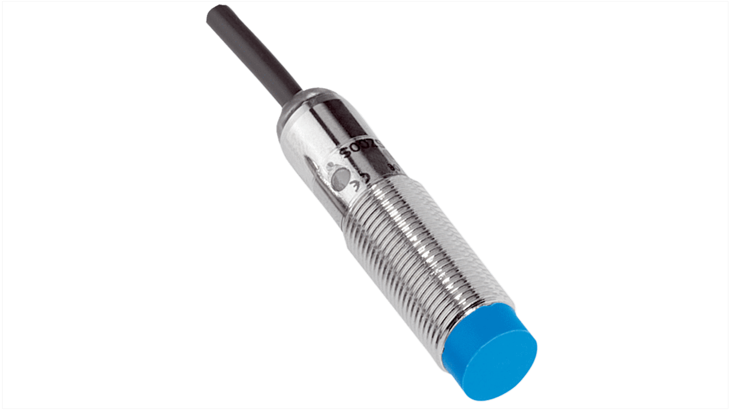 Sick IME12 Series Inductive Barrel-Style Inductive Proximity Sensor, M12 x 1, 10 mm Detection, PNP Output, 10 →