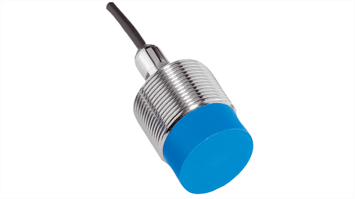 Sick IME30 Series Inductive Barrel-Style Inductive Proximity Sensor, M30 x 1.5, 15 mm Detection, NPN Output, 10