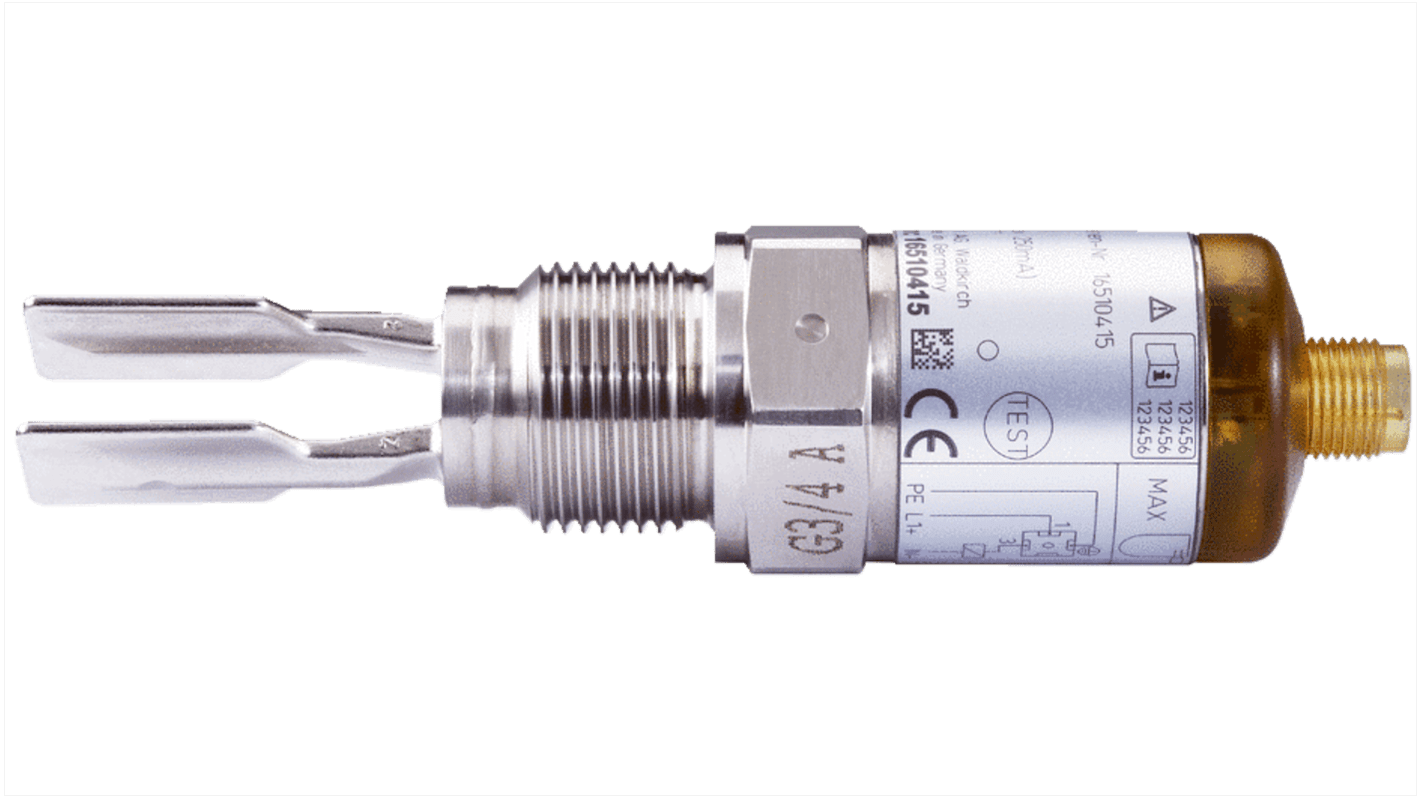 Sick LFV200 Series TDR Level Sensor Level Sensor, PNP Output, Threaded, Stainless Steel Body