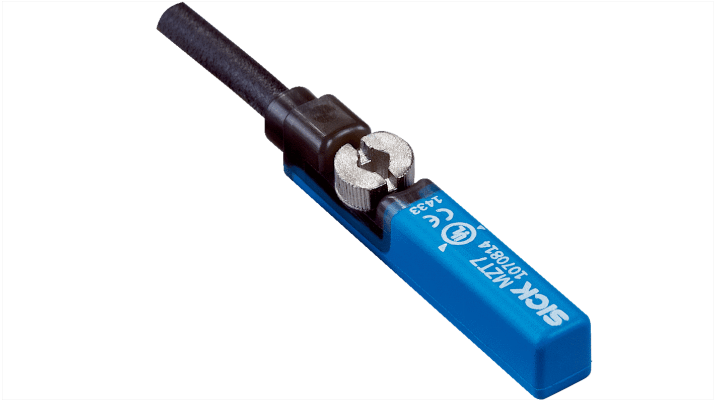 Sick C-slot Pneumatic Cylinder Sensor, IP65, IP67, 10 → 30V dc, PNP Operation, MZT7, with LED indicator