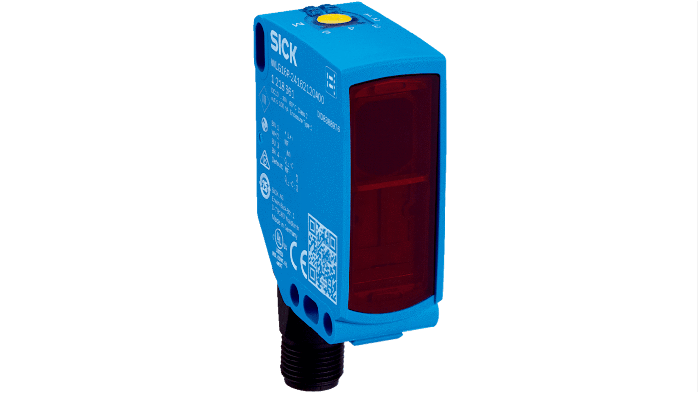 Sick Retroreflective Photoelectric Sensor, Rectangular Sensor, 5 m Detection Range IO-LINK