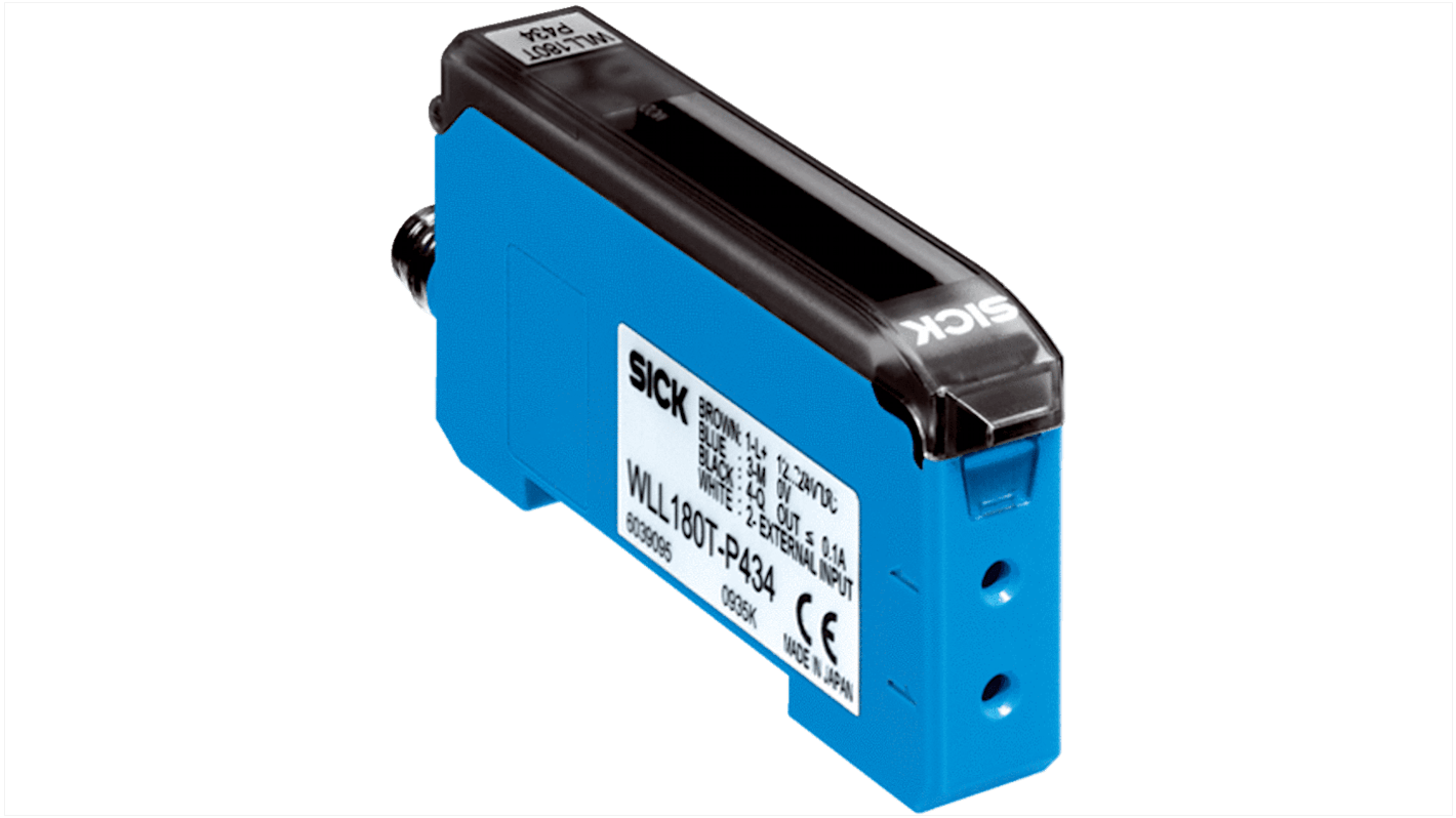 Sensore per fibre ottiche Sick, PNP, 12 → 24 V CC, IP50