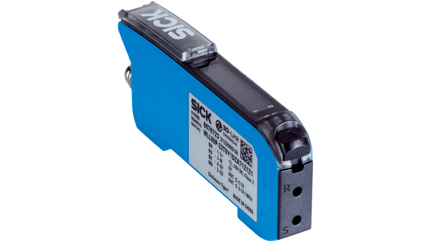 Sick Fibre Optic Sensor, PNP - NPN Output, IP54, 12 → 24 V dc